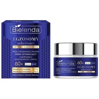 Bielenda, Crema viso, Egzosomy Młodości przeciwzmarszczkowy krem do twarzy 60+ na dzień i noc 50ml (50 ml, Crema da giorno, Crema notte)