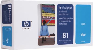 Actual product image HP 81 and cleaner (C)