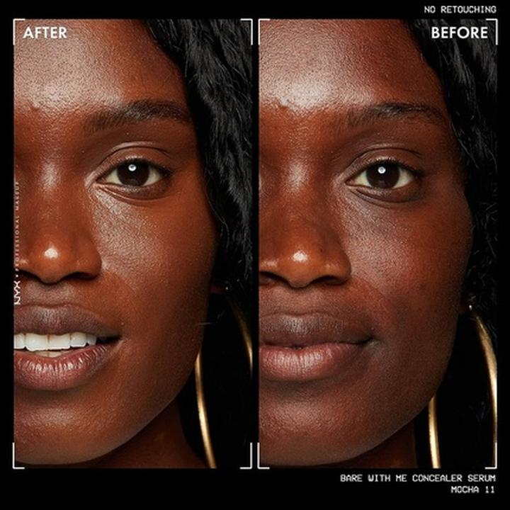 Actual product image NYX Professional Make-Up Bare With Me Concealer Serum (11 Mocha)