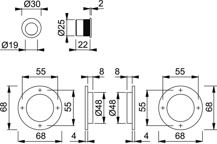 Produktbild Hoppe Schiebetürset M471-Set 5