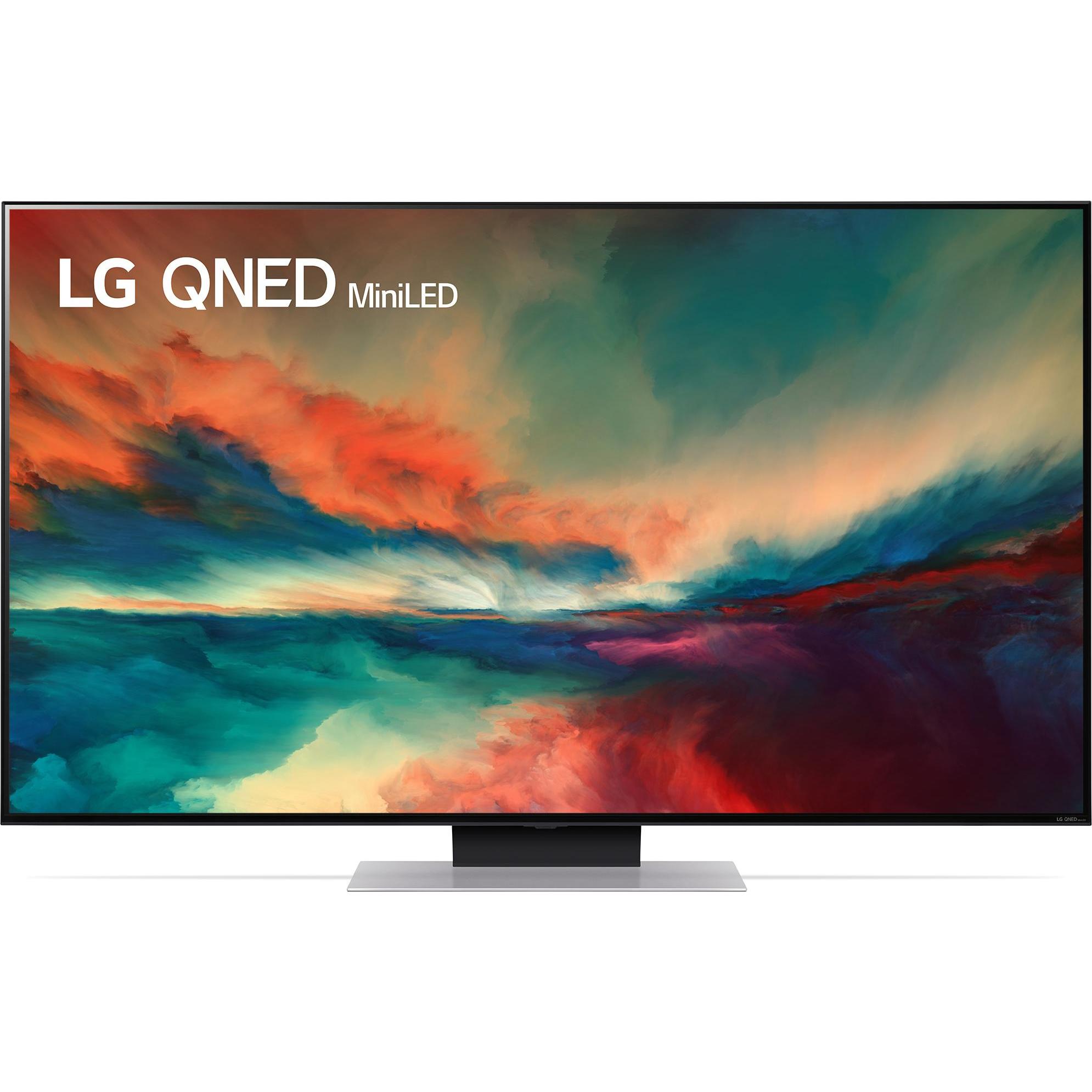 LG 55QNED866RE TCS SMA XXX UHD 138 55QNED866RE.AEU (55", QNED86, QNED, 4K, 2023), TV, Silber
