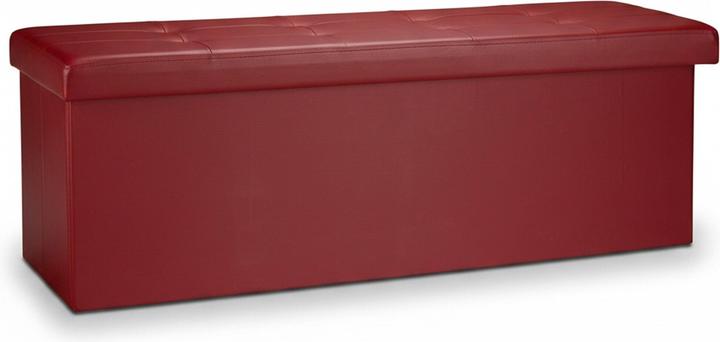 Image du produit Relaxdays Pouf de rangement pliant lin (114 cm)