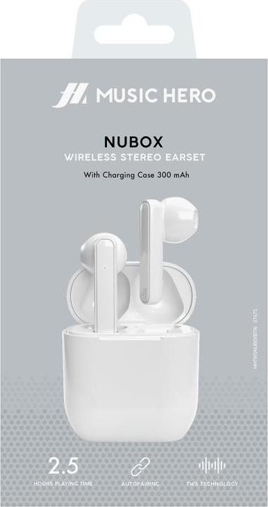 Image du produit SBS Nubox - Écouteurs stéréo semi-intégrés True Wireless (2.50 h, Sans fil)