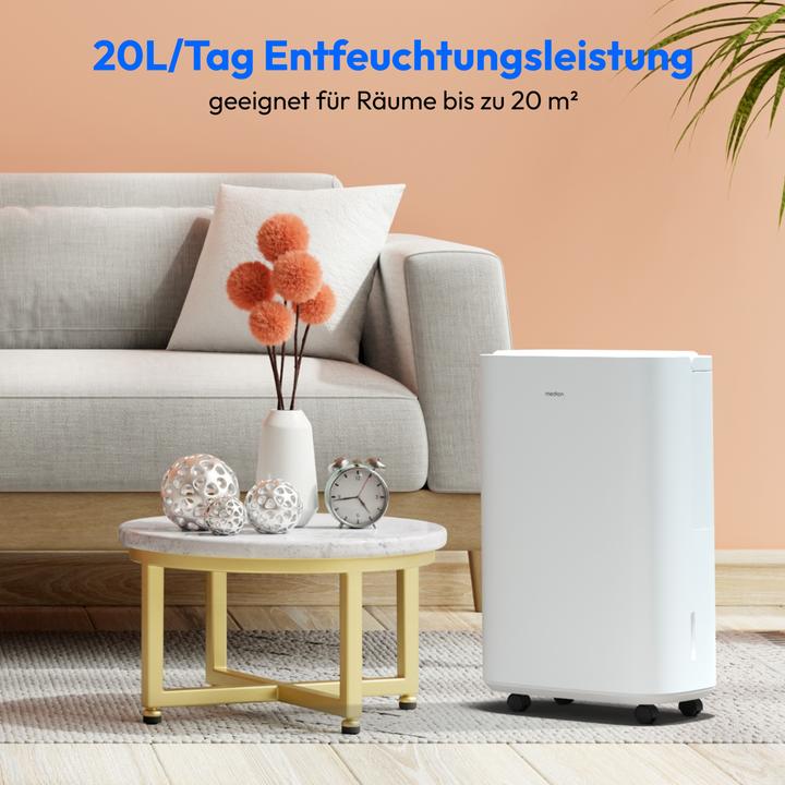 Produktbild Medion Luftentfeuchter DH20 (MD12048) (20 m², 20 l/24h)