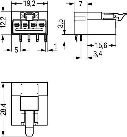Actual product image Wago Mains connector WINSTA