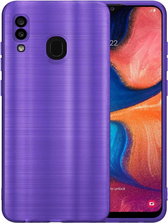 Actual product image Cadorabo Case for Samsung Galaxy A20 / A30 / M10s in TPU Brushed Camera Protector LM160 Style (Samsung Galaxy A20, Samsung Galaxy M10s, TCL A30)