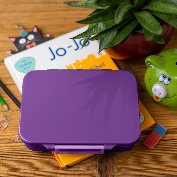 Produktbild Lekkabox Classic Lunchbox mit 4 Fächern & Trenner, lilac
