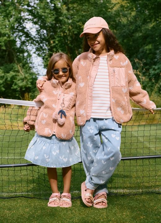 Actual product image Liewood Jacke Nolan Sweathearts Pale Tuscany (122)