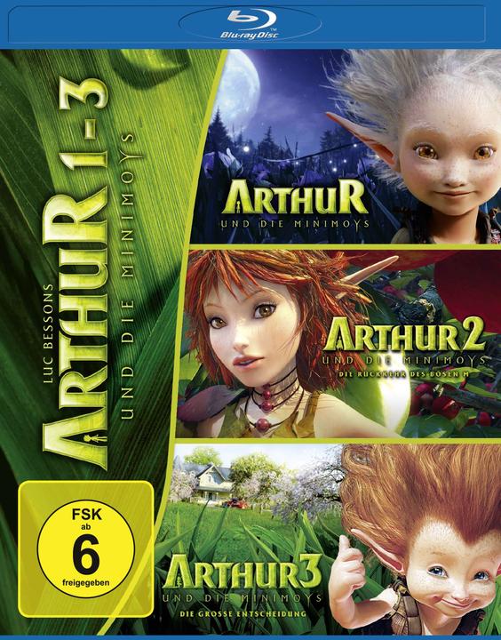 Actual product image Arthur and the Minimoys 1-3 Bluray Box (Blu-ray, 2007, German)