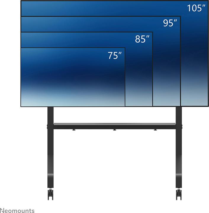 Immagine prodotto Neomounts Supporto mobile da pavimento 65-110 screen sc (110", 125 kg)
