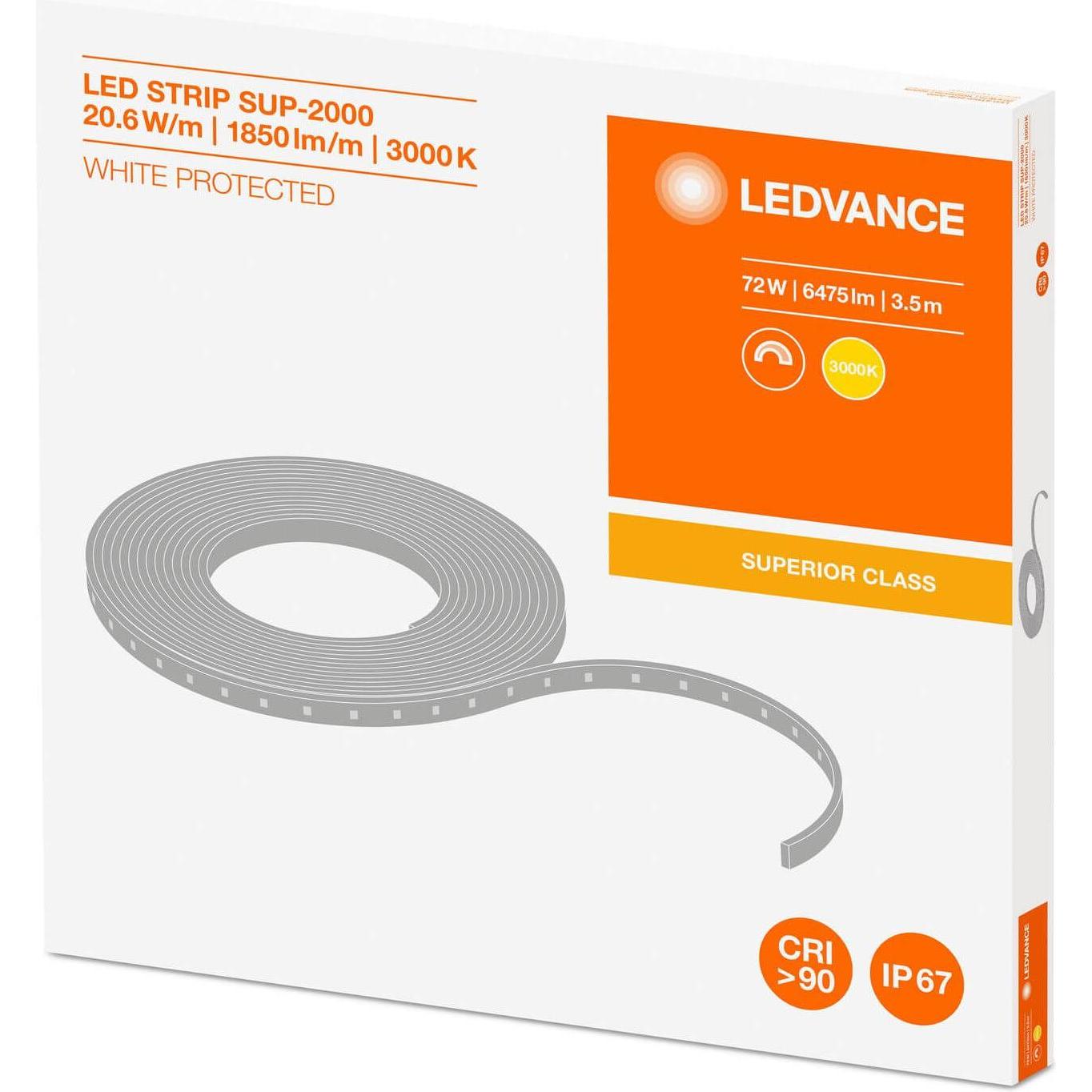 Thumbnail - Ledvance, LED Streifen, LED STRIP Flexstreifen SUPERIOR-2000 PROTECTED -2000/930/3.5/IP67 dimmbar Made in Austria (Warmw...