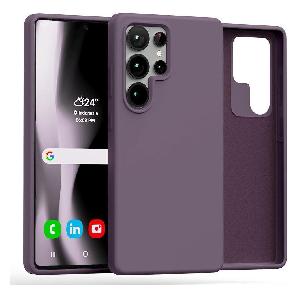 Mercury Viola Silicone Sam S25 Ultra S938 Fioletowy /Purple (Samsung Galaxy S25 Ultra), Cover Smartphone,