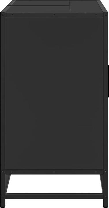 Productafbeelding VidaXL Onderkastje zwart 80x33x60 cm afgeleid houtproduct (80 x 33 x 60 cm)