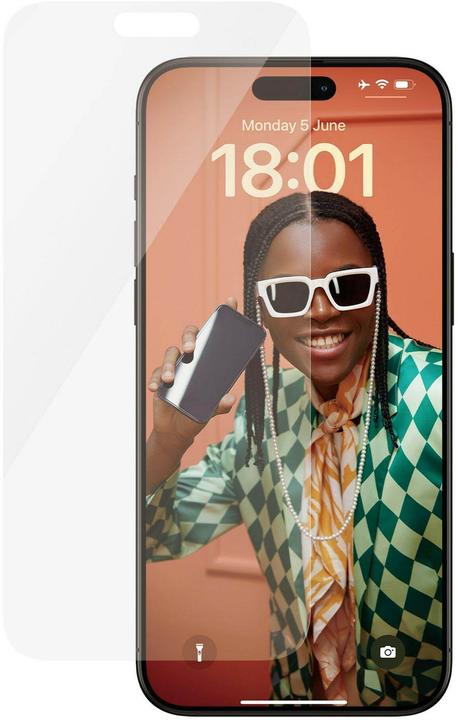 Produktbild PanzerGlass Screen Protector Classic Fit (1 Stk., Apple iPhone 15 Pro Max)