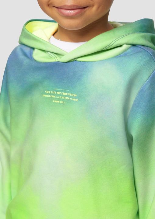 Immagine prodotto S.Oliver Sweatshirt Sweatshirt mit Kapuze und Farbverlauf (104, 110)