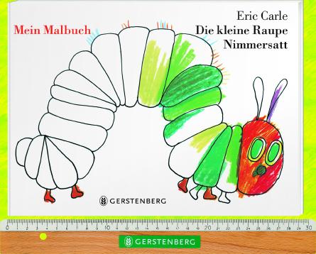 Image du produit La petite chenille sans fin... Mon livre de coloriage