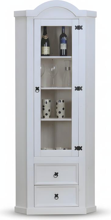 Ebuy24 Eckschrank New Mexico (57 x 51 x 200 cm)