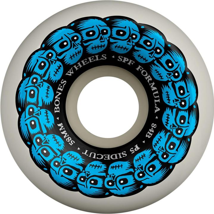 Produktbild Bones Wheels 84B SPF Circle Skulls P5 Sidecut (58 mm)