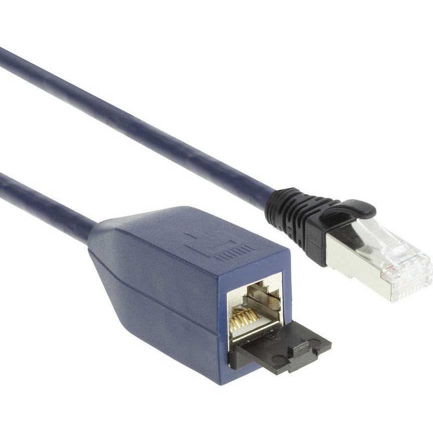 ACT Blue 3 meters LSZH SFTP CAT6A MPTL extension cable snagless with RJ45 connectors (S/FTP, CAT6a, 3 m), Netzwerkkabel