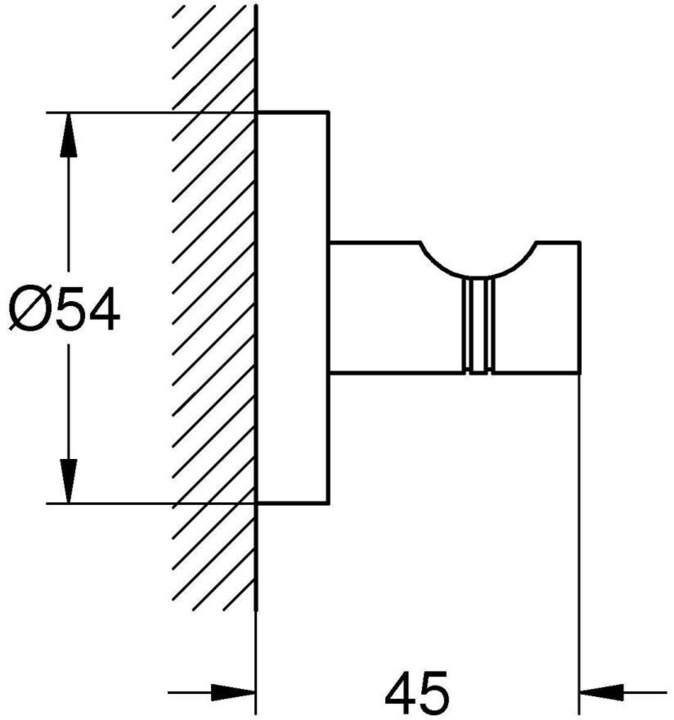 Actual product image Grohe Bademantelhaken