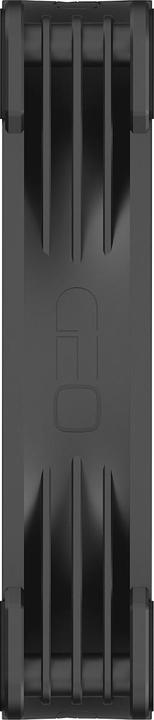 Actual product image Geometric Future Squama 2505B RGB fan - 120 mm, black (120 mm, 1 x)