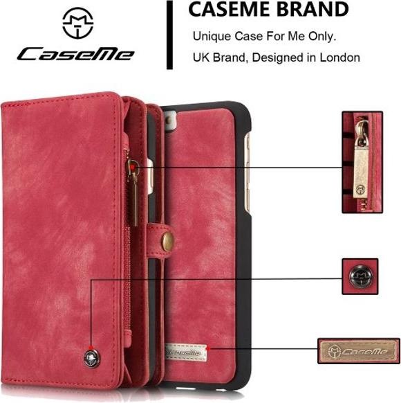 Immagine prodotto Caseme Portafoglio in pelle con copertina in plastica (Apple iPhone 7 Plus, Apple iPhone 8 Plus)