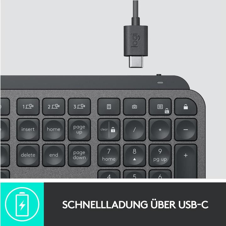 Immagine prodotto Logitech MX Keys Plus (CH, Senza fili)