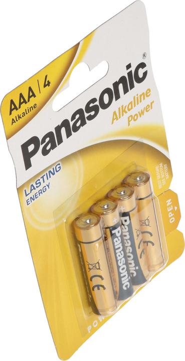 Image du produit Panasonic L'énergie alcaline (4 pcs, AAA / LR03 / Micro / R03 / AM4 / MN2400 / KR03)