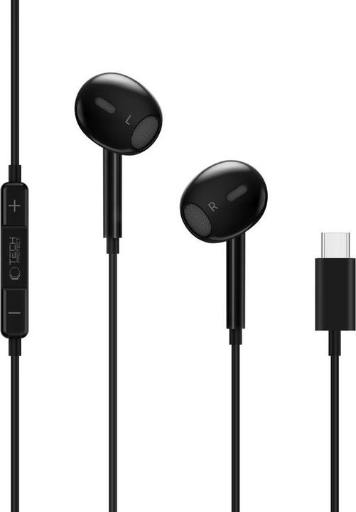 Actual product image Tech-Protect Ultraboost Core G2 USB-C Kopfhörer - Schwarz (Cable)
