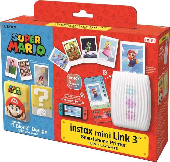 Actual product image Fujifilm Instax Mini Link3 Mario (Thermal transfer, Colour)