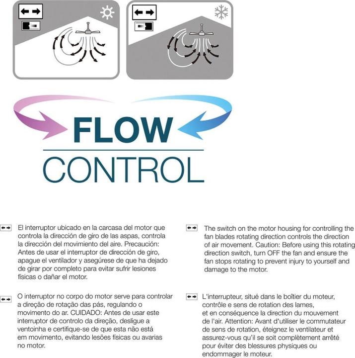 Produktbild EDM Enzo Plafondventilator 102cm 3 standen 50W wit + lamp - 8652700 (43.50 dB)