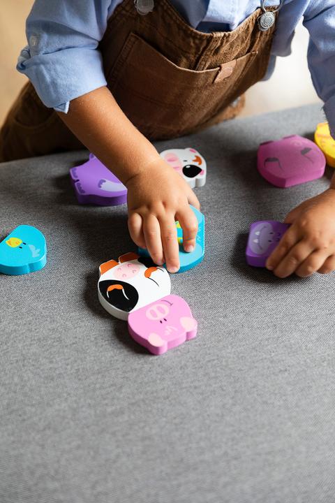 Produktbild Goula Puzzle Tiere magnetisch (12 Teile)