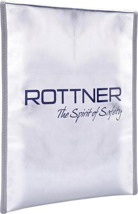 Rottner Fireproof Document Wallet A4 Size Velcro