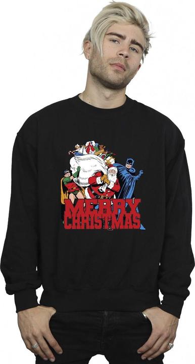 Immagine prodotto Felpa uomo Batman Merry Christmas Comic in cotone (M)