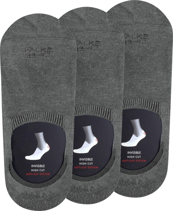 Actual product image Falke Step High Cut 3-Pack Men No Show Socks (43 - 46)
