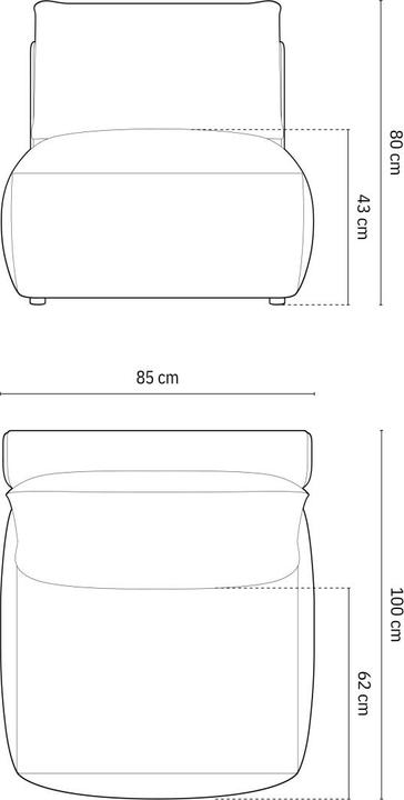 Produktbild Micadoni Chris (1-Sitzer, Modular Sofa)