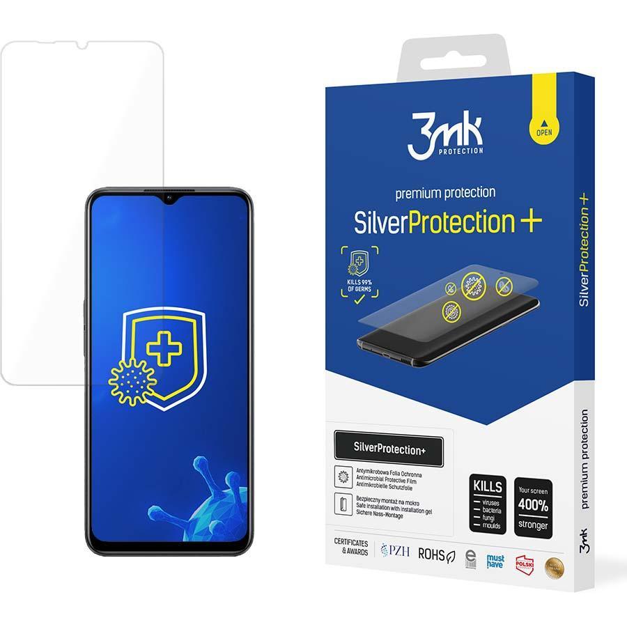3MK Silver Protect+ Oppo A78 5G Folia Antymikrobowa montowana na mokro (1 pz., Oppo A78 5G), Pellicola protettiva smartphone