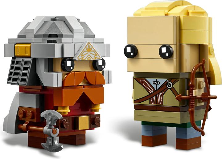 Immagine prodotto LEGO Il Signore degli Anelli Legolas e Gimli (40751, LEGO Brickheadz)