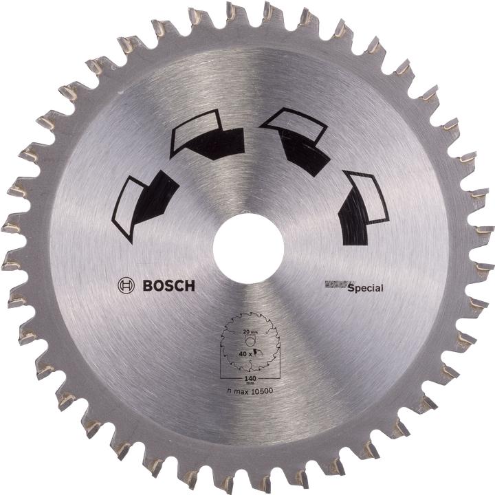 Immagine prodotto Bosch Zubehör Lama circolare SPECIALE D= 140 mm Foro= 20 mm Z= 40