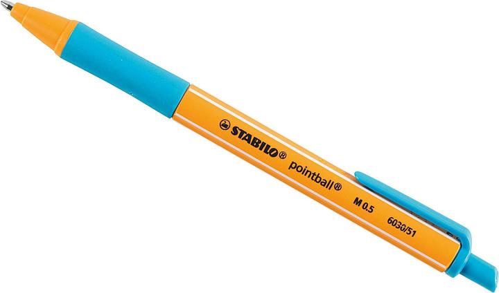 Actual product image STABILO pointball retractable biros (Turquoise, 1 x)