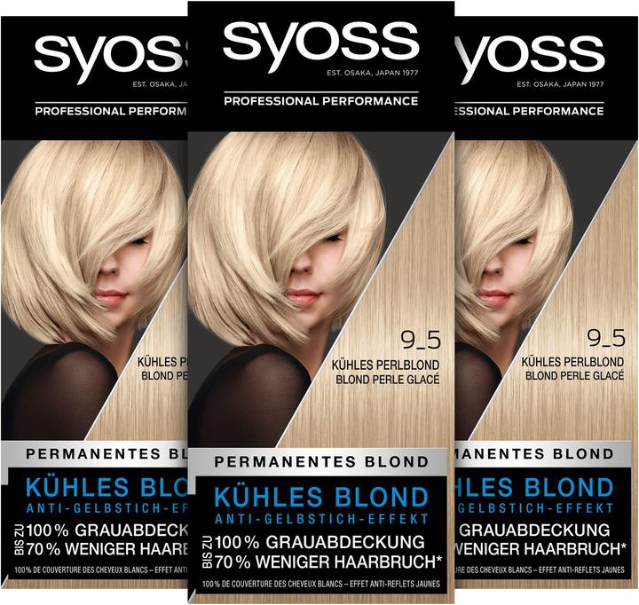 Produktbild Syoss Permanentes Blond (9-5 Kühles Perlblond)