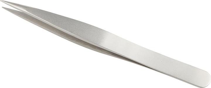 Produktbild RS PRO Edelstahl Pinzette Säurebeständig, Spitze Flach, 120 mm
