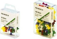 Actual product image Wedo Map Pins (Bulletin board, Ø 1 x 2.5 cm)