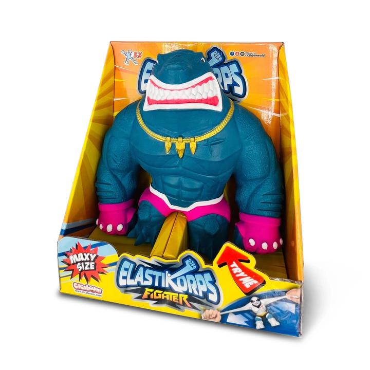 Image du produit Elastikorps Fighter Blue Shark (24 cm) - Figurine extensible