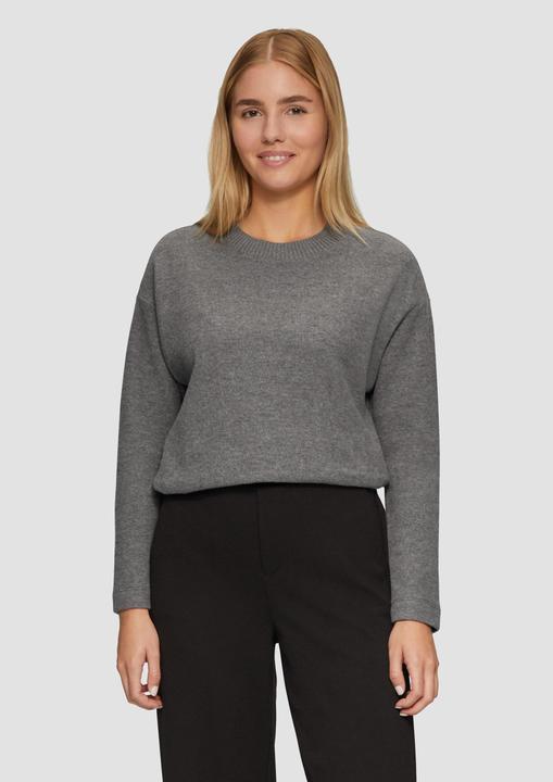 Produktbild s.Oliver Sweatshirt Weiches Sweatshirt mit gebrushter Oberfläche (44)