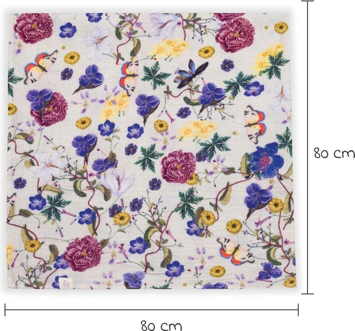 Actual product image Hauck Cuddle N Clean 3Set Sage/ Beige Floral (80 cm, 80 cm)
