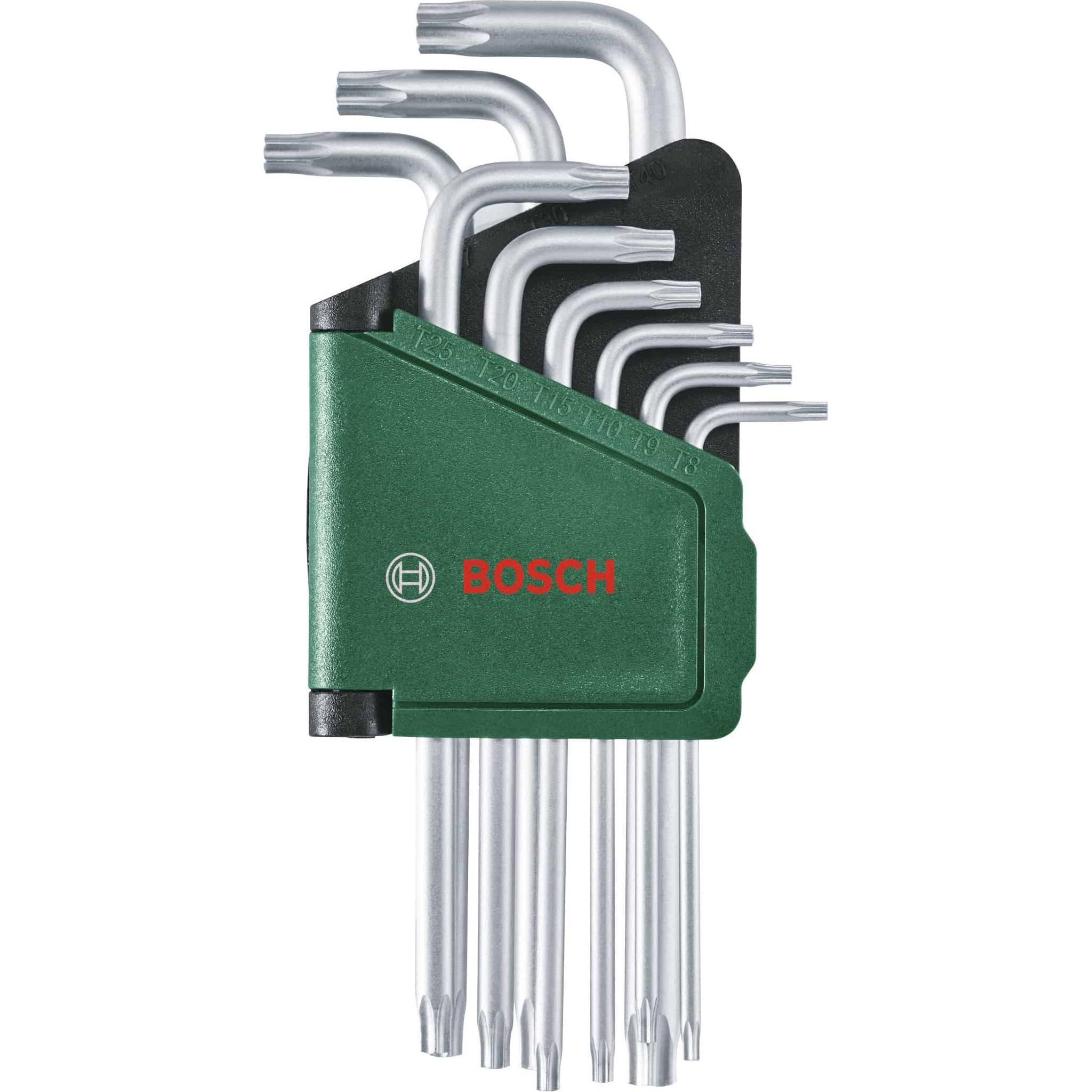Bosch Professional, Chiave esagonale, Set di chiavi a brugola BOSCH, 1600A02Z9C, 9 pezzi