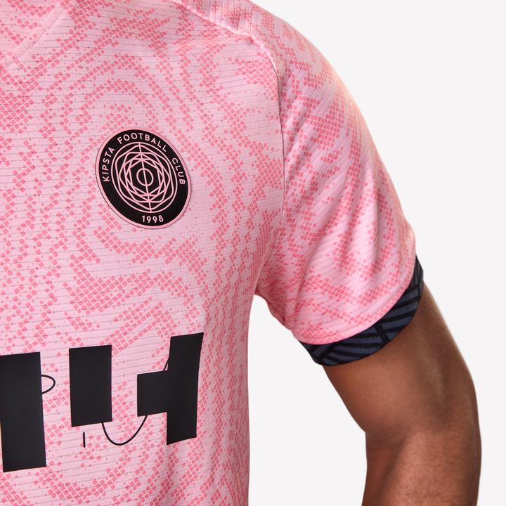 Produktbild Kipsta Damen/Herren Fussball Trikot kurzarm - Viralto II Snake rosa/schwarz (S)