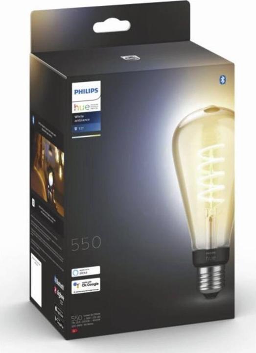 Produktbild Philips Hue Philips E27 Einzelpack Giant Edison (E27, 550 lm, 1x)