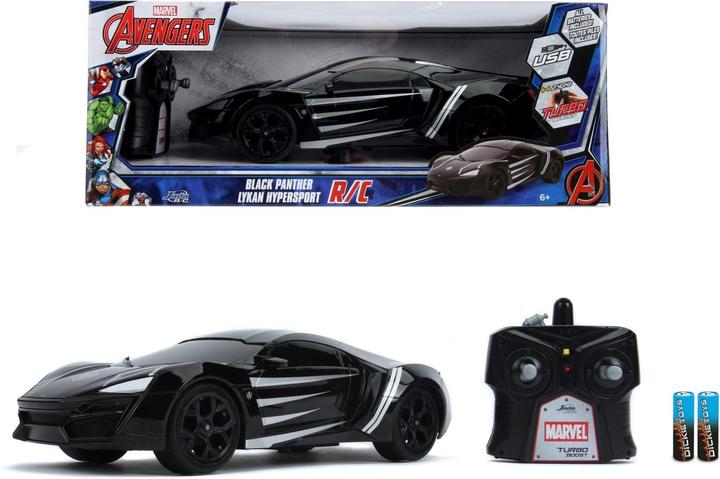 Produktbild Jada Marvel Black Panther RC Lykan 1:16